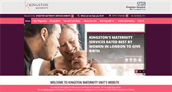 Desktop Screenshot of kingstonmaternity.org.uk